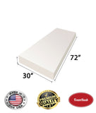 30" x 72" High Density Foam Rectangle (Bench)