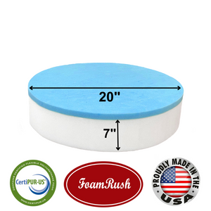 Round Gel Memory Foam Insert
