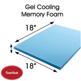 18" x 18" Gel Memory Foam Square