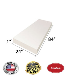 24" x 84" High Density Foam Rectangle (Bench)