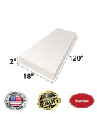 18" x 120" High Density Foam Rectangle (Bench)