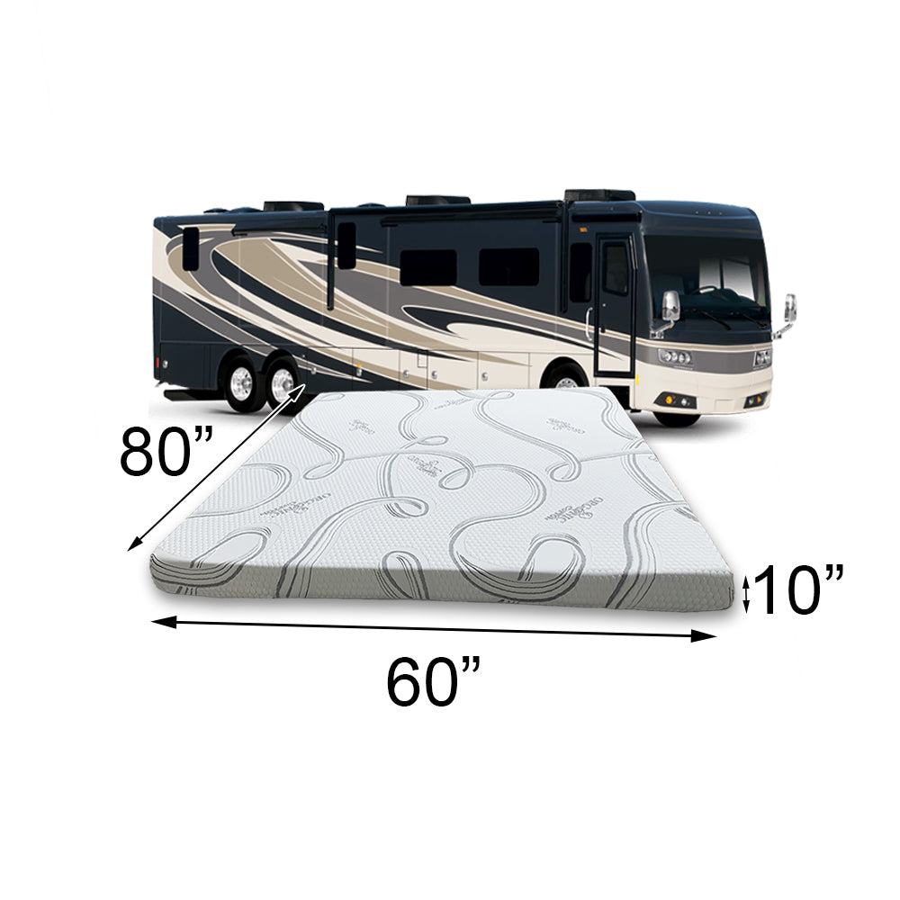 RV Queen Mattress - Gel Memory Foam Mattress