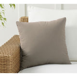 Sunbrella Pique Shale Indoor/Outdoor Pillow Cover with Pillow Insert Home Decorative Pillow Cover with Zipper
