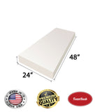 24" x 48" High Density Foam Rectangle (Bench)